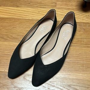 Franco Sarto Black Flats